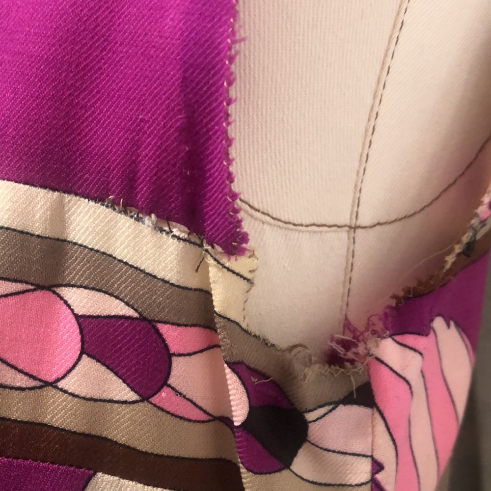 Vintage Emilio Pucci floral sleeveless coat dress - Picture 8 of 16